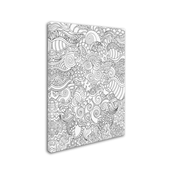 Kathy G. Ahrens 'Mixed Coloring Book 53' Canvas Art,35x47